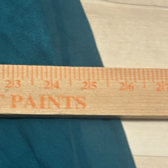 Laundry by Design Shelli Segal Petite Women 12 Dress Silk Spaghetti A-line Green - Picture 6 of 6